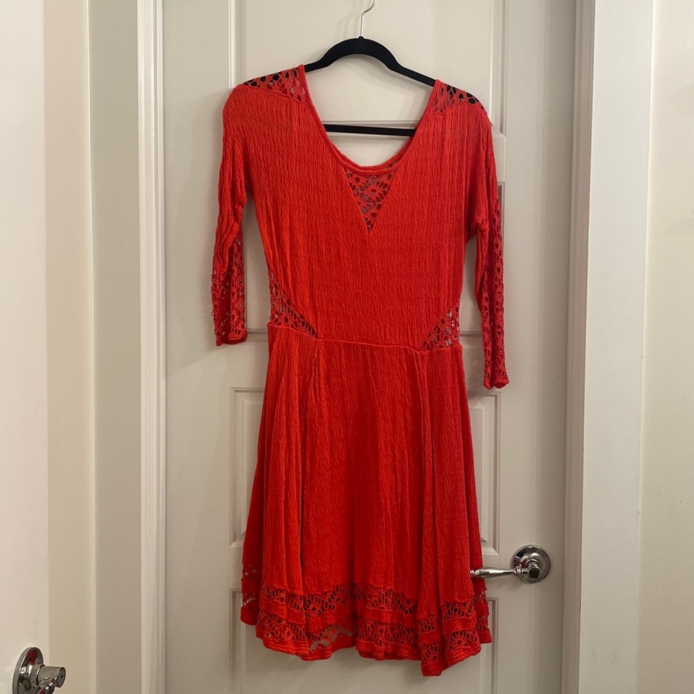 Free People Coral Dress